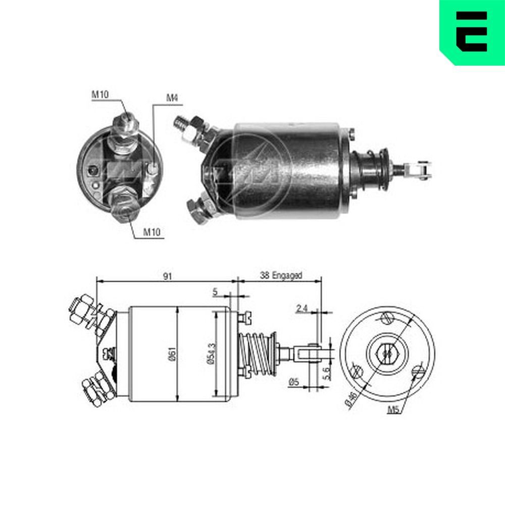 Контактор ERA ZM733 ціна, від 29.67 USD
