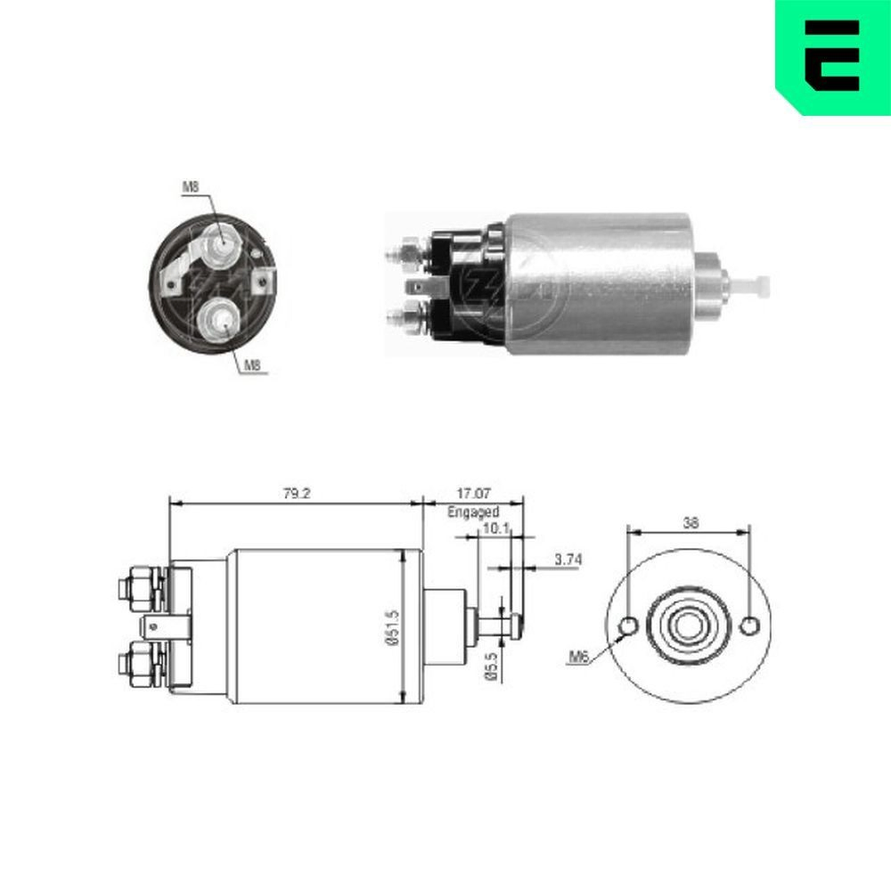 SS9179P AS/Auto Storm Тягове реле стартера