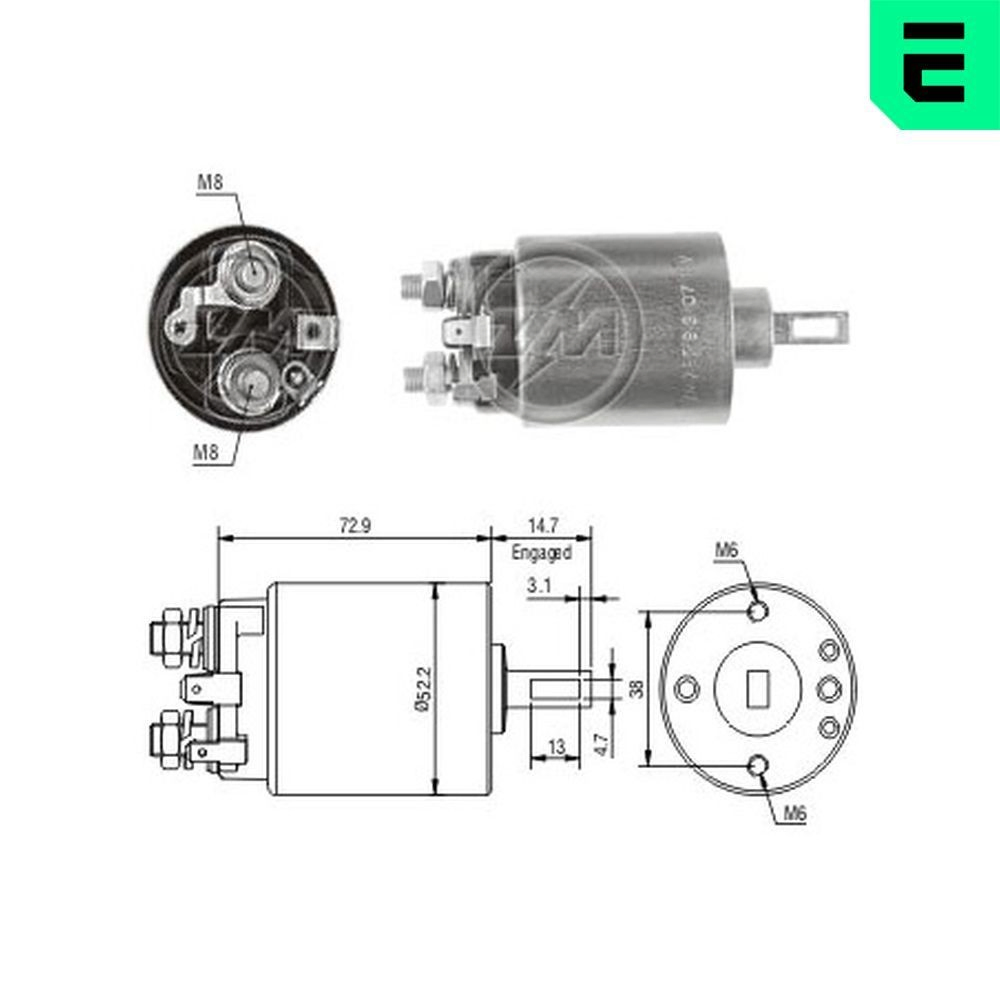 Втягуюче стартера ERA ZM785