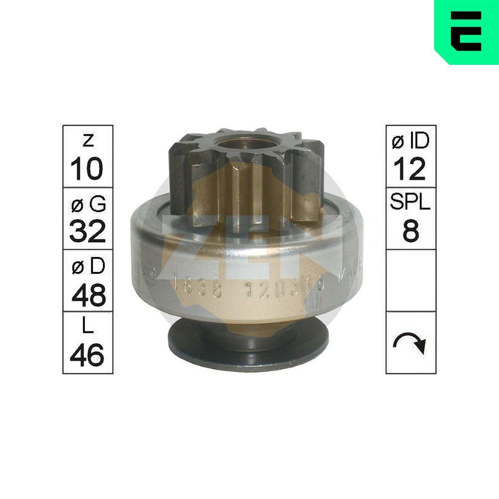 Привід стартера ERA ZN1838