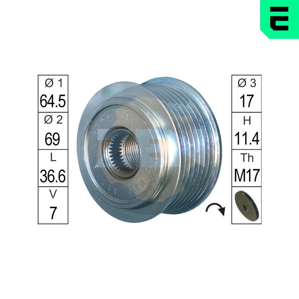 Муфта генератора ERA ZN5522