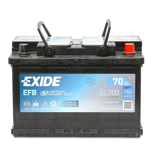 Акумуляторна батарея, АКБ EL700 Exide