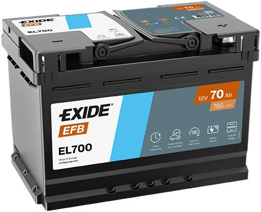 Батарея акумуляторна Exide EL700 ціна, від 148.47 USD