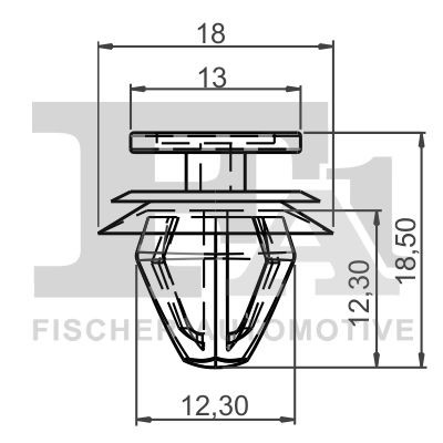 10400285 FA1 Пістон (кліп) кріплення обшивки кришки багажника