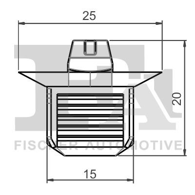 Пістон (кліп) кріплення обшивки дверей Bentley 6N0867276 ціна, від 0.59 USD