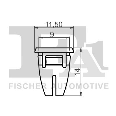 Кліпса (пістон) кріплення молдинга двері Starklips 0181 ціна, від 0.44 USD