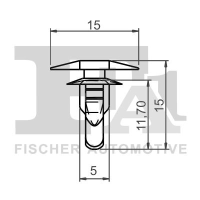 Кліпса ущільнювача дверей Chrysler 8213227100 ціна, від 0.33 USD