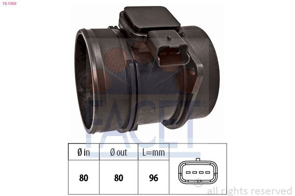 AMMQ19760 Magneti Marelli Датчик витрати повітря