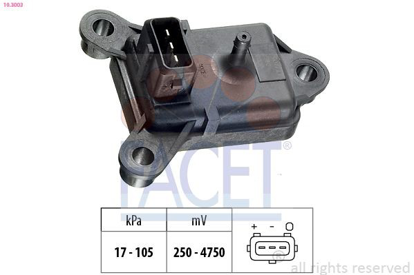 103003 Facet Датчик наддува