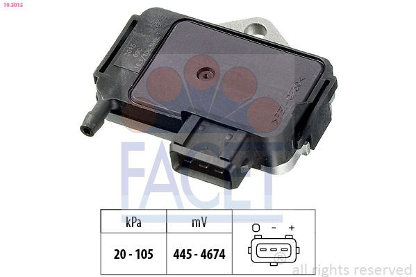 Датчик наддува на Volkswagen Passat B3, B4 3A5, 351, 315