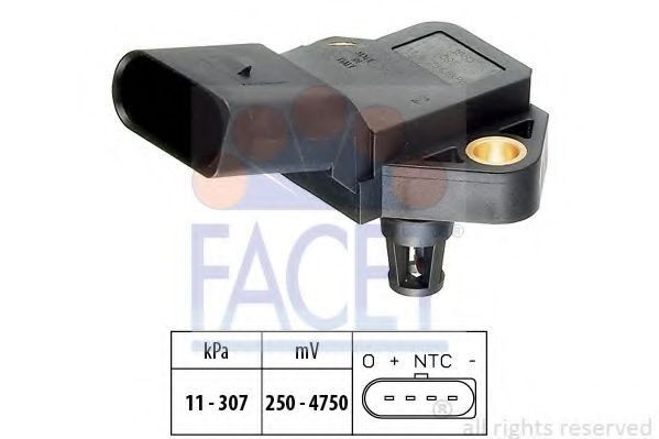 MAP сенсор Audi A6 C6 седан (4F2) (2004 - 2011) ціна, від 6.33 USD