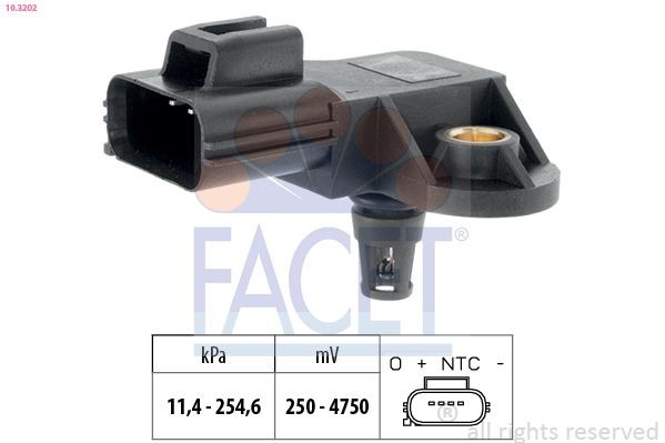 103202 Facet Датчик наддува