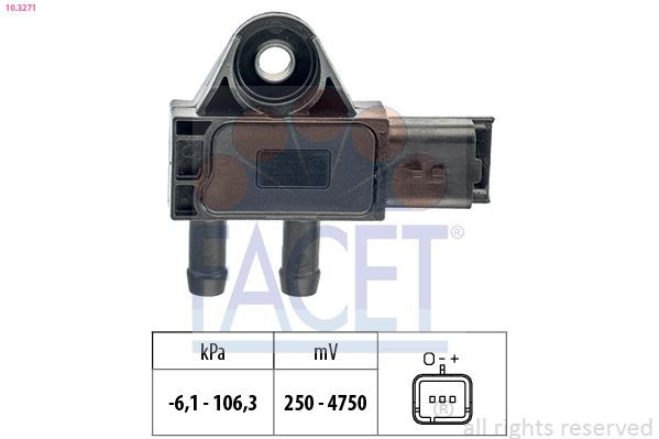 Датчик тиску вихлопних газів SPS008 Magneti Marelli