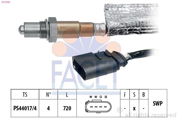 Лямбда датчик кисню Fiat/Alfa/Lancia K05149171AB ціна, від 24.54 USD