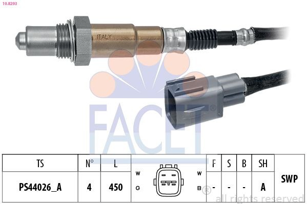 258006695 Bosch Лямбдазонд, датчик кисню до каталізатора