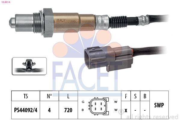 HK41418715 NERNST Лямбда зонд після каталізатора