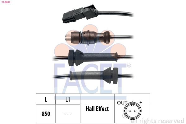 Датчик АБС (ABS) задній Magneti Marelli MWSS073 ціна, від 16.33 USD