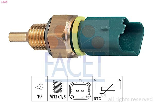 73276 Facet Покажчик температури охолоджуючої рідини
