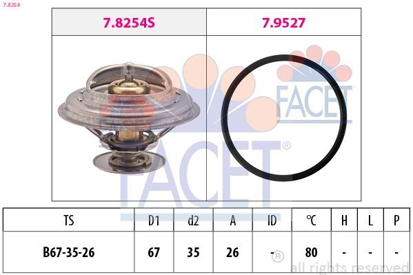 78254 Facet Авто термостат