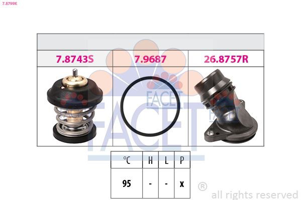 78799K Facet Авто термостат