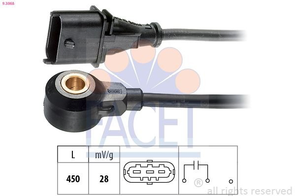 Датчик детонації на Opel Astra G F69