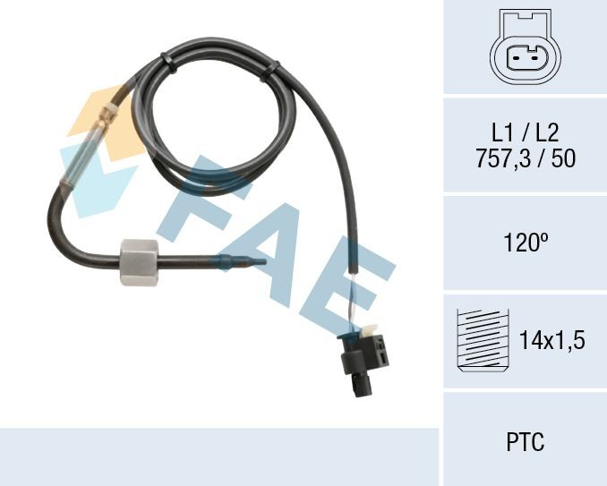 68050 FAE Датчик температури відпрацьованих газів (ВГ), після каталізатора