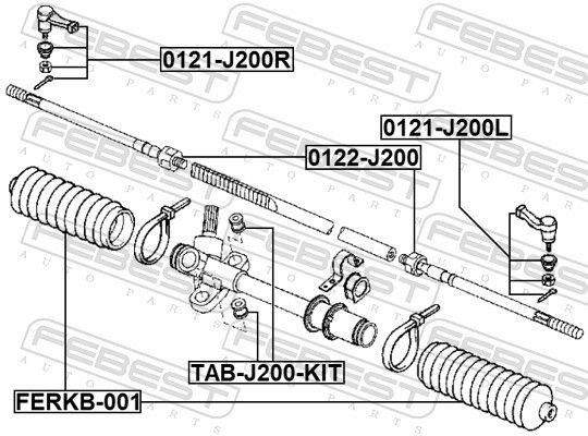Наконечник рульовий Daihatsu Terios II позашляховик (J2) (2006 - 2018) ціна, від 10.28 USD