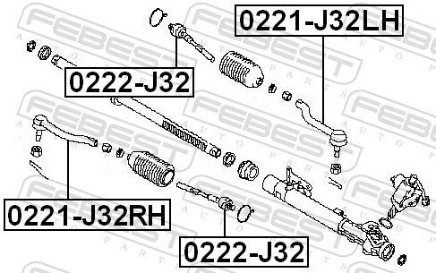 Купити Рульовий наконечник Nissan Murano  Z51
