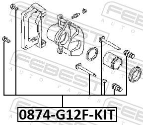Купити 0874G12FKIT Febest 