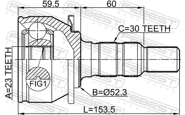 Граната колісна Opel Zafira C мінівен (P12) (2011 - 2019) ціна, від 87.57 USD
