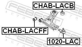 Сайлентблок нижнього важеля передньої підвіски Chevrolet Tacuma мінівен (KLAU) (2000 - 2026) ціна, від 9.17 USD