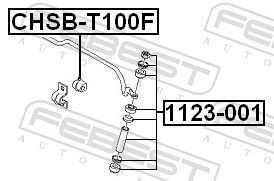 Подушка стабілізатора Parts-Mall P96444469 ціна, від 2.06 USD