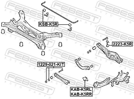  Febest KABK5RL ціна, від 35.10 USD