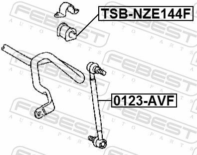 Купити 4881502230 Toyota Подушка стабілізатора передня