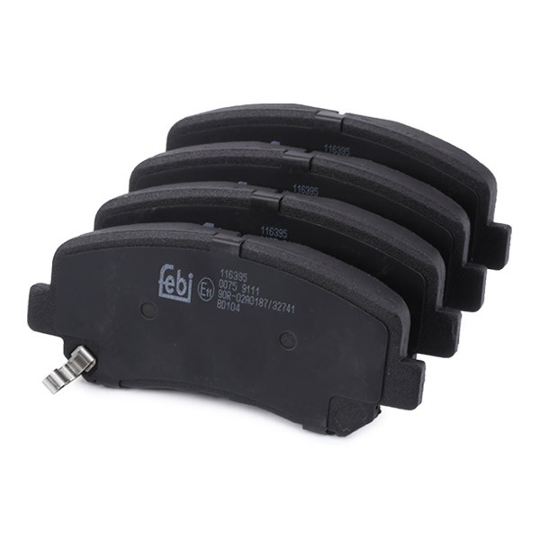 Гальмівні колодки Febi 116395 ціна, від 22.74 USD