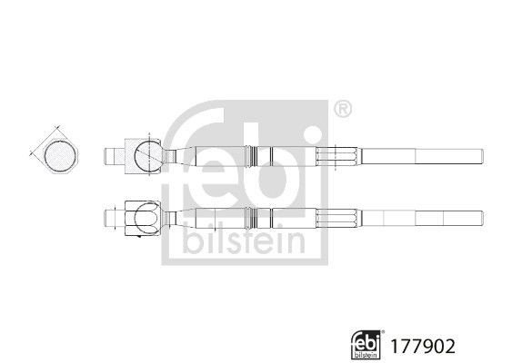 Рульова тяга 177902 Febi