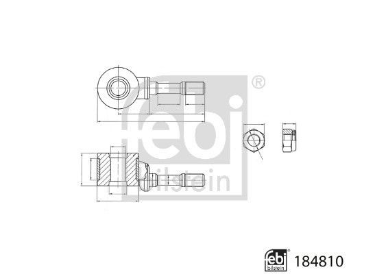 Стійка стабілізатора переднього R2344 Racer