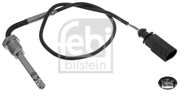 49294 Febi Датчик температури відпрацьованих газів (ВГ), перед фільтром сажі