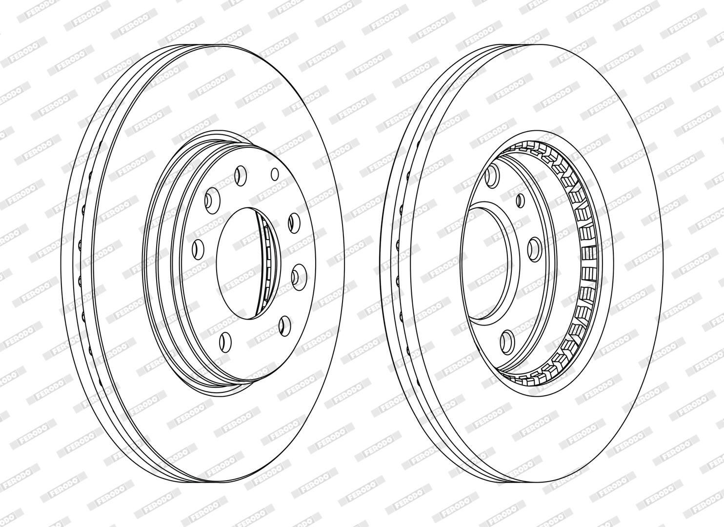 DDF1210C Ferodo Гальмо дискове переднє