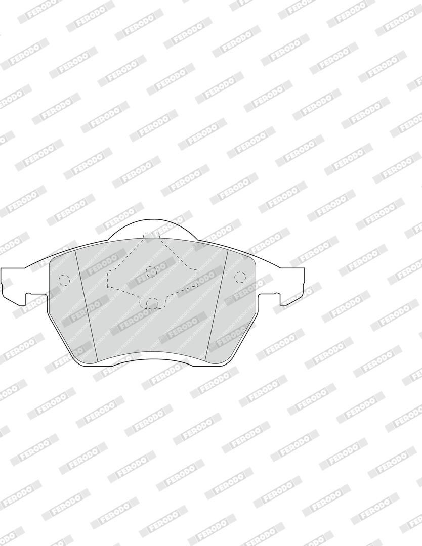 Гальмівні колодки Ferodo FDB1055 ціна, від 23.42 USD