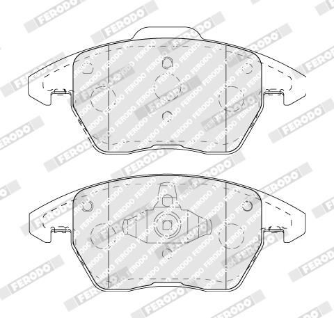 Гальмівні колодки Ferodo FDB5110 ціна, від 34.97 USD
