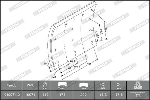 Купити 270976 Volvo Колодки гальмові задні, барабанні