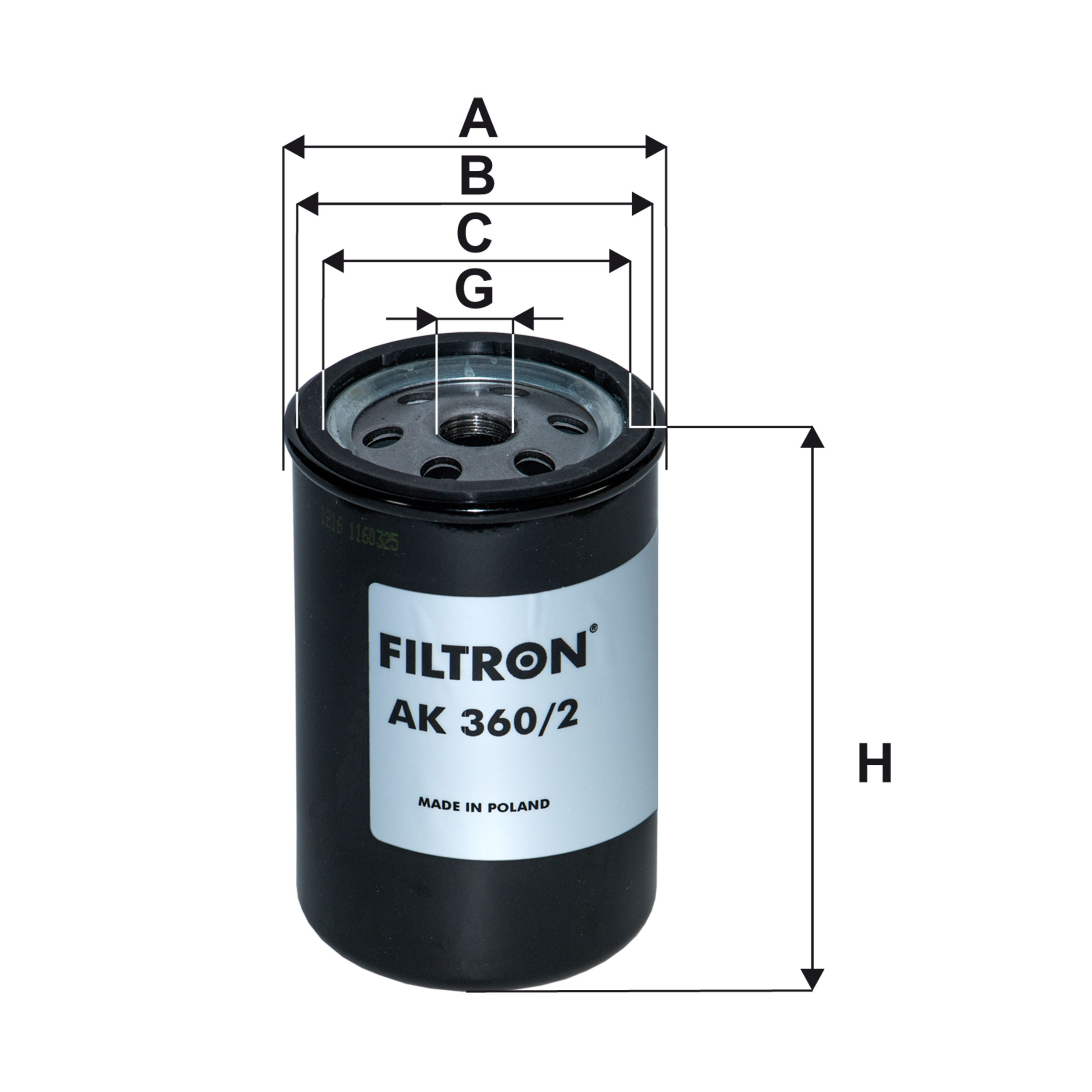 Фільтр повітряний компресора підкачки (амортизаторів) AK3602 Filtron