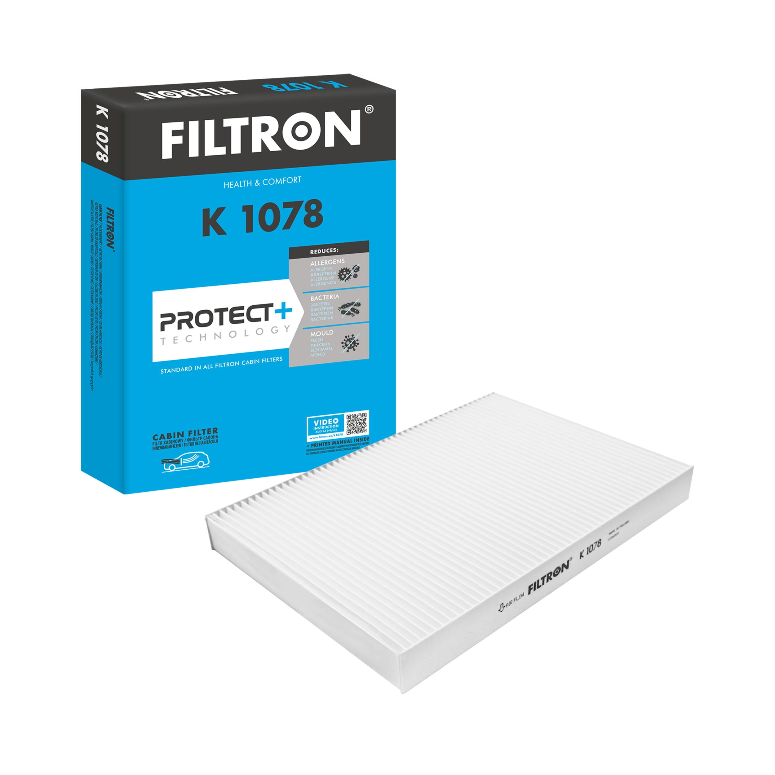 Купити K1078 Filtron Фільтр салону вугільний