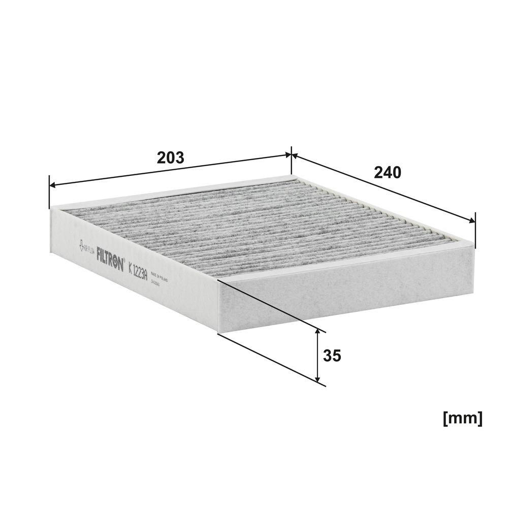 Купити K1223A Filtron Фільтр салону вугільний
