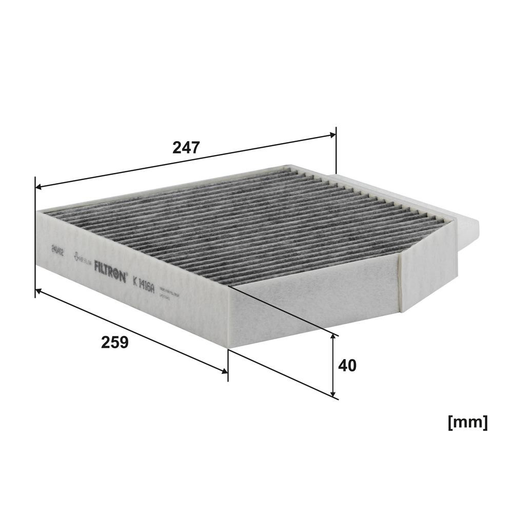 Фільтр повітряний обігрівача Filtron K1416A ціна, від 25.09 USD