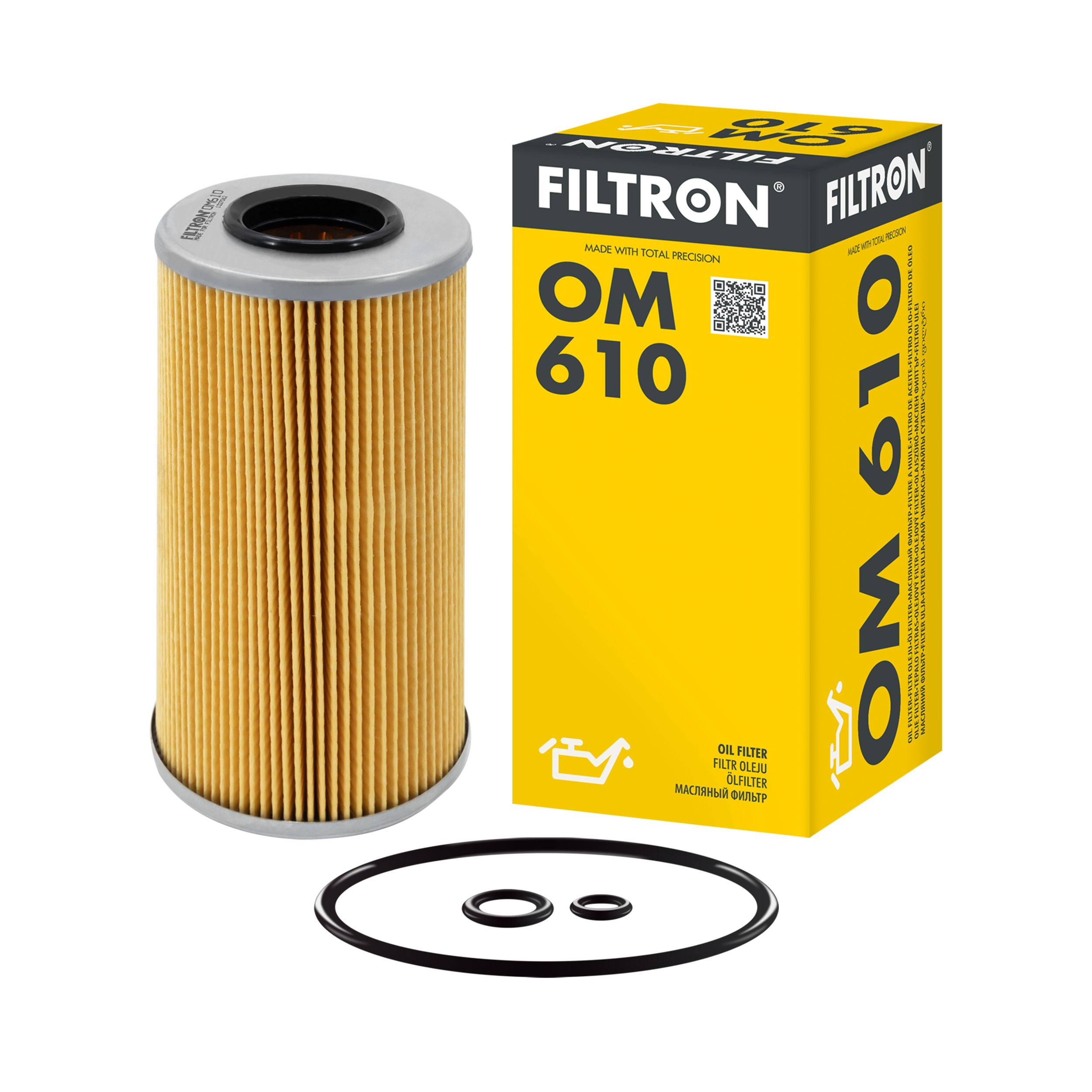 Масляний фільтр двигуна Filtron OM610 ціна, від 4.73 USD