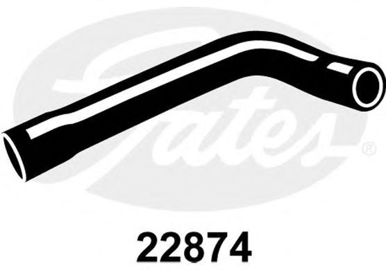 Шланг/патрубок радіатора охолодження, верхній Gates 22874 ціна, від 11.05 USD