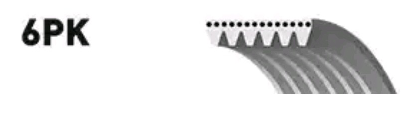 Ремінь кондиціонера Gates 6PK1375