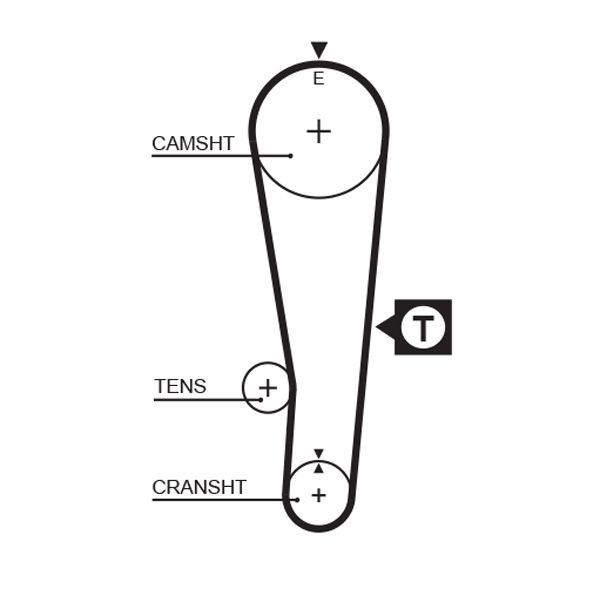 Купити K015382XS Gates ГРМ ремень